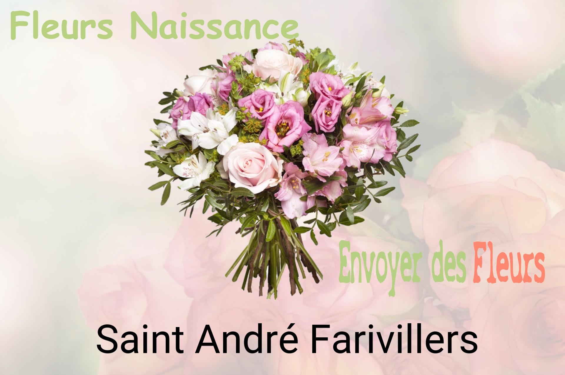Bouquet de fleurs de naissance livré à Saint-André-Farivillers